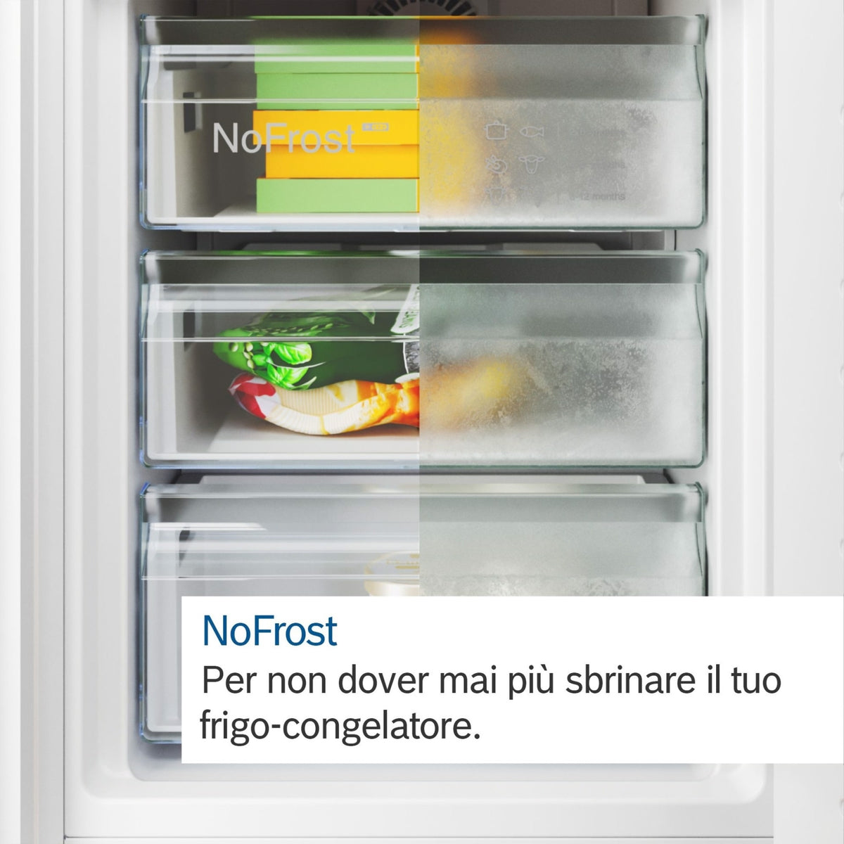 BOSCH KGN392LCF FRIGORIFERO COMBINATO 363LT NO FROST CLASSE C INOX