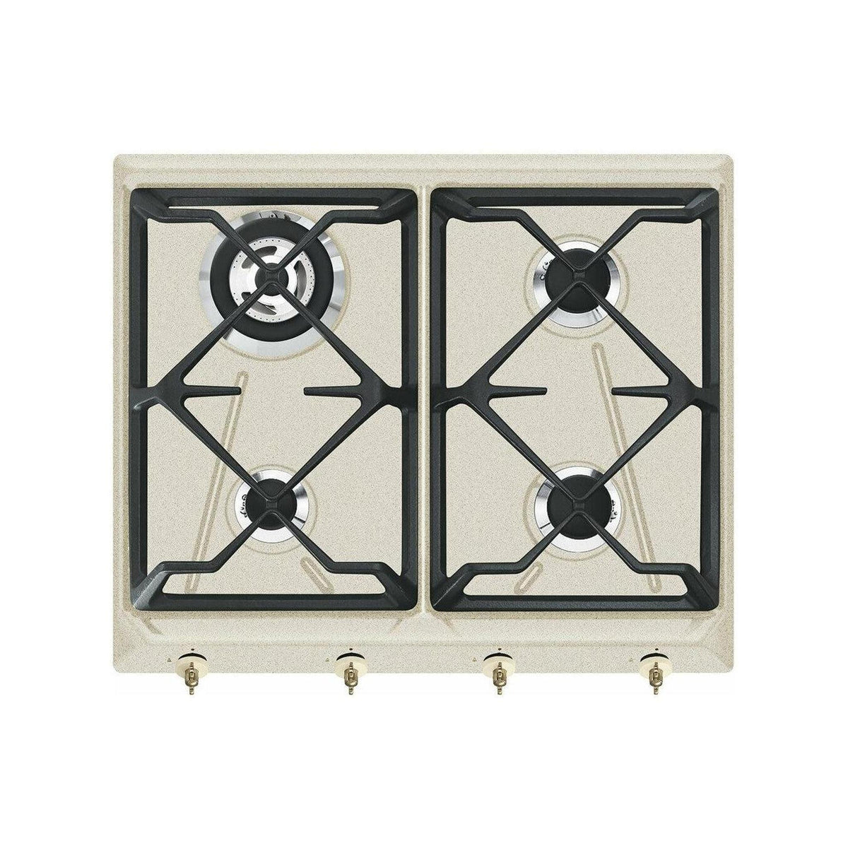 SMEG SRV864AVOGH2 PIANO COTTURA A GAS 60CM 4 FUOCHI COLORE AVENA