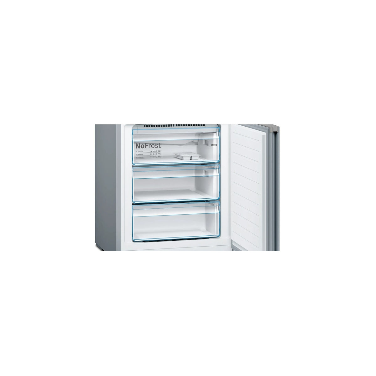 BOSCH KGN49XLEA FRIGORIFERO COMBINATO NO FROST 435LT CLASSE E INOX
