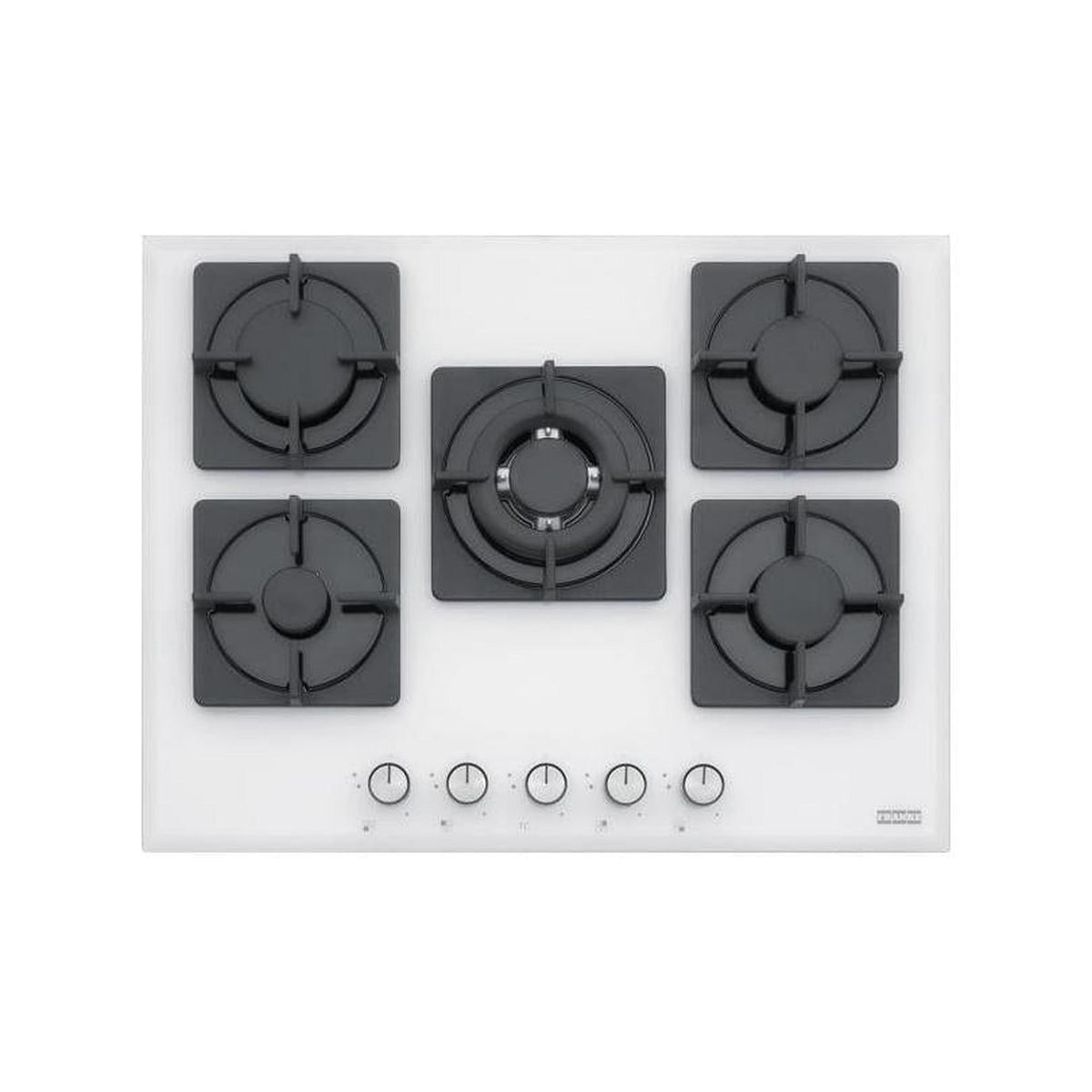 FRANKE FHNS 705 4G TC WH C - 106.0490.103 PIANO COTTURA DA INCASSO 70CM 5 FUOCHI A GAS COLORE BIANCO