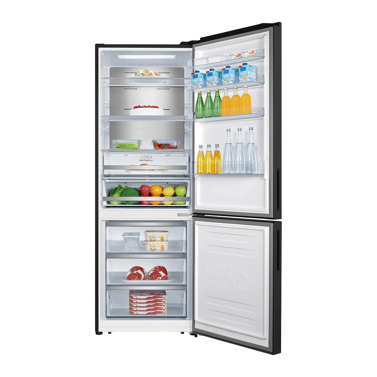 HISENSE RB645N4BFE FRIGORIFERO COMBINATO 495LT NO FROST CLASSE E NERO