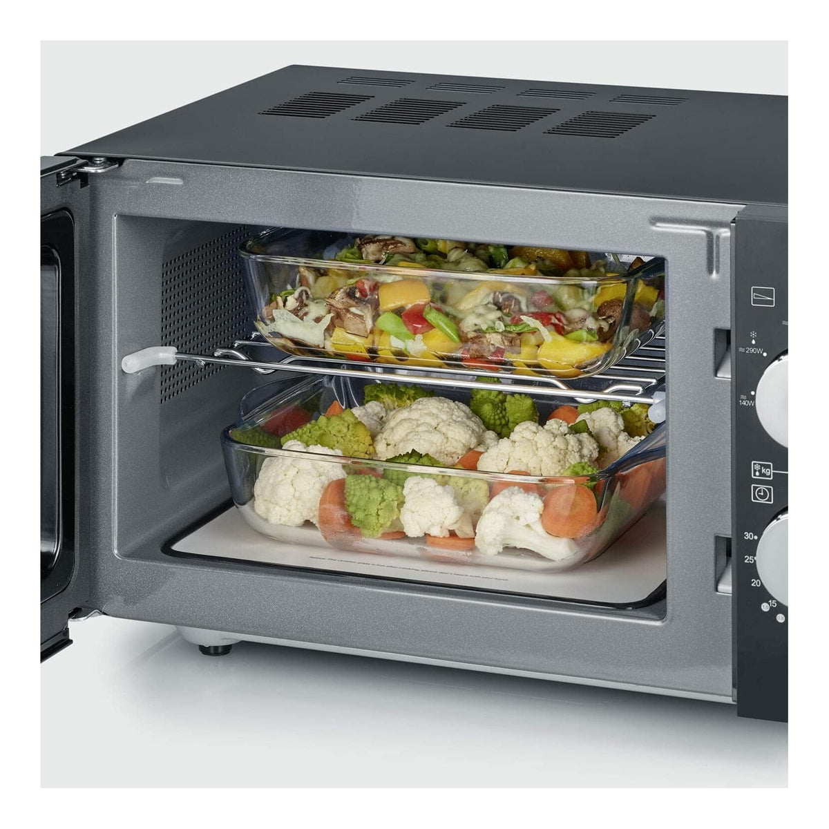 SEVERIN MW7762 FORNO A MICROONDE NERO 20 LT CON GRILL NERO