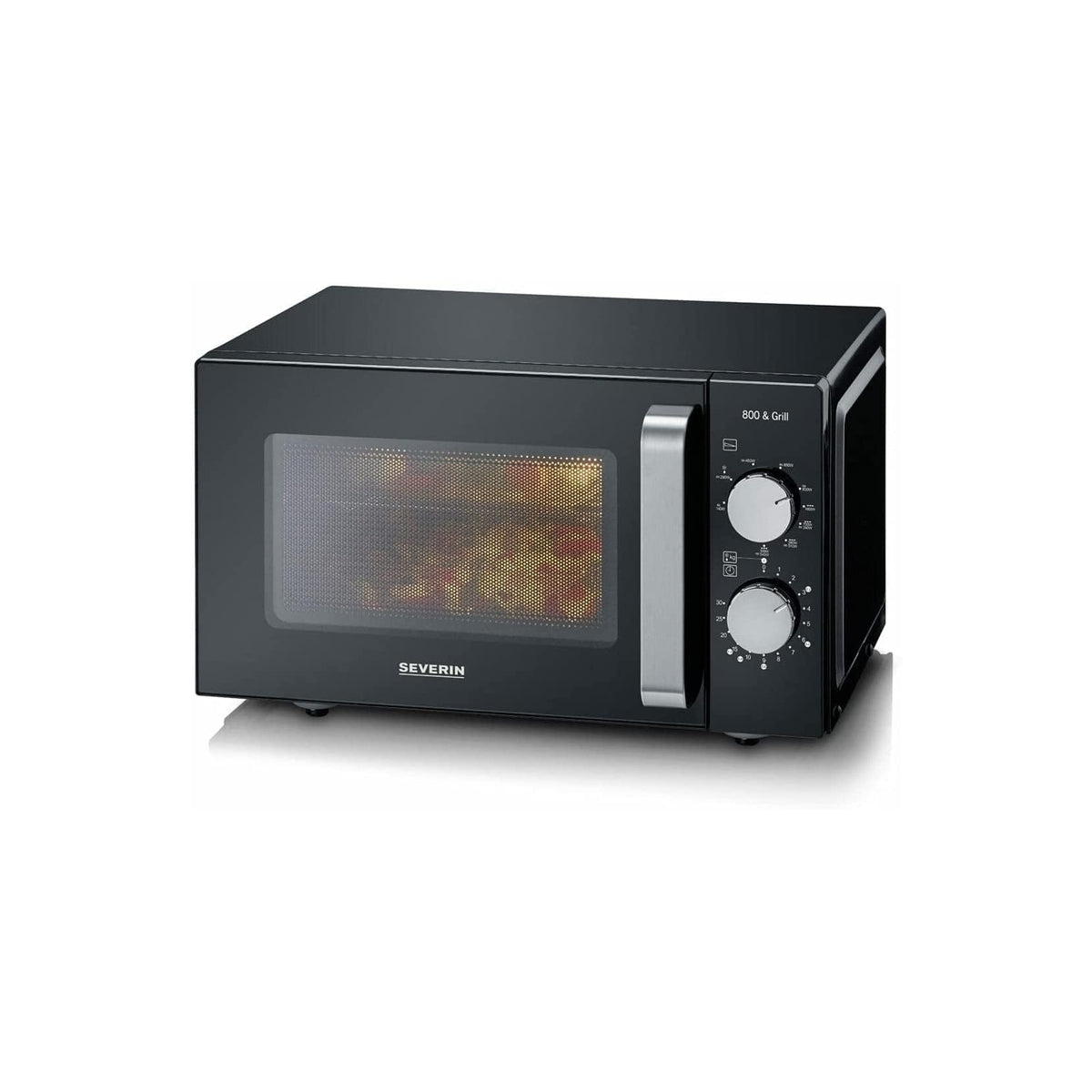 SEVERIN MW7762 FORNO A MICROONDE NERO 20 LT CON GRILL NERO
