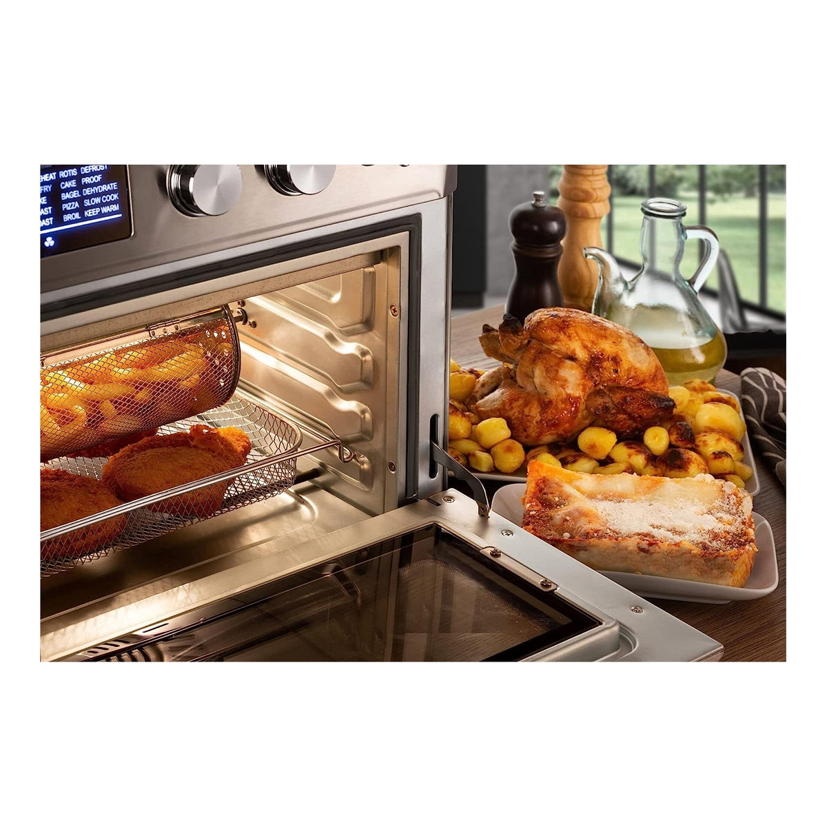 ARIETE 4629/11 FRIGGITRICE AD ARIA 25LT 15 PROGRAMMI COLORE METAL