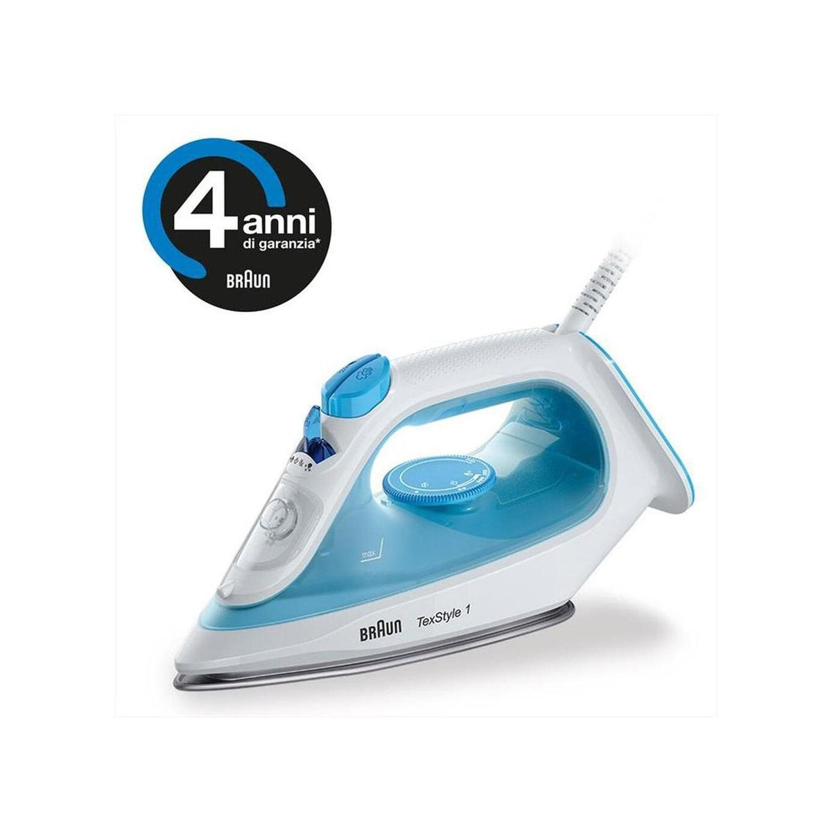 BRAUN SI1050BL FERRO DA STIRO 2000W SERBATOIO 220ML COLORE BLU/BIANCO