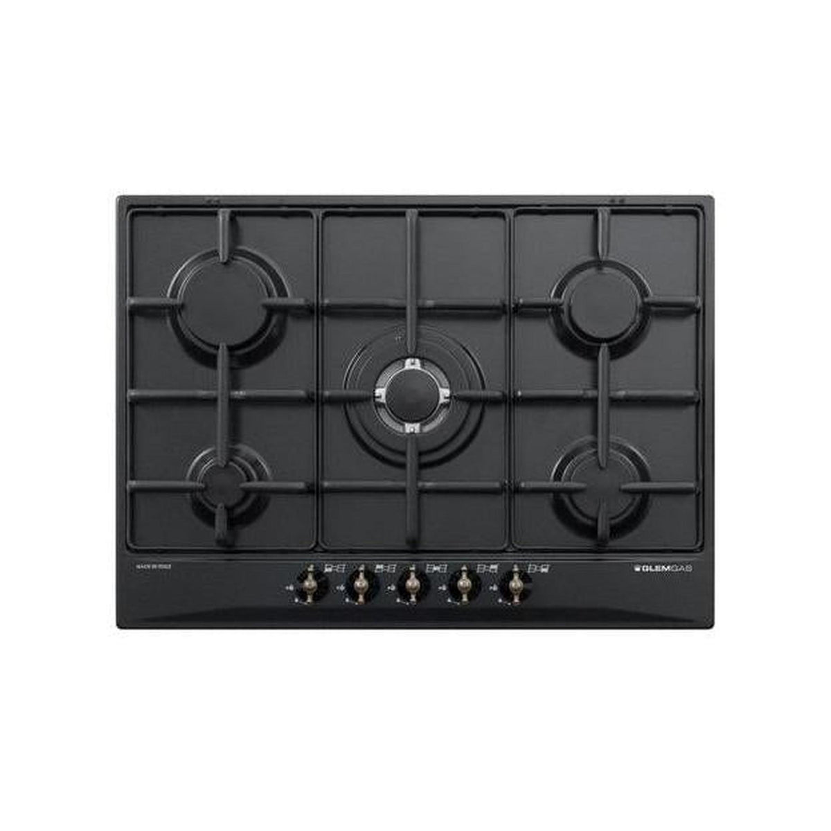 GLEM GAS GT755AN PIANO COTTURA DA INCASSO 5 FUOCHI A GAS COLORE ANTRACITE - PROMO