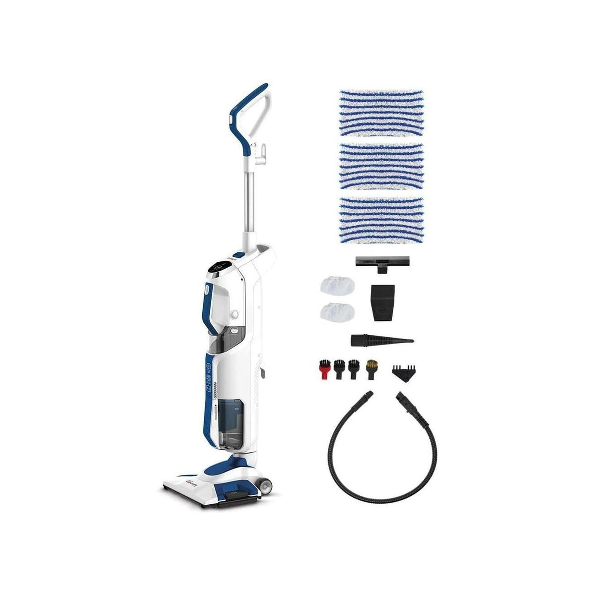 POLTI PTEU0299 VAPORETTO 3 CLEAN_BLUE ASPIRAPOLVERE LAVAPAVIMENTI A VAPORE 14 ACCESSORI