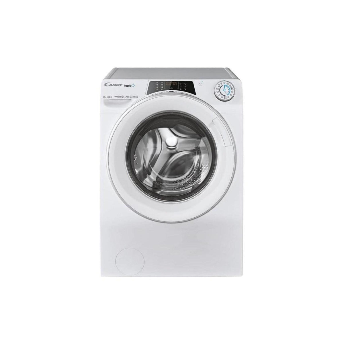 CANDY RO14126DWMST-S LAVATRICE 12KG 1400 GIRI INVERTER WIFI FUNZIONE VAPORE CLASSE A