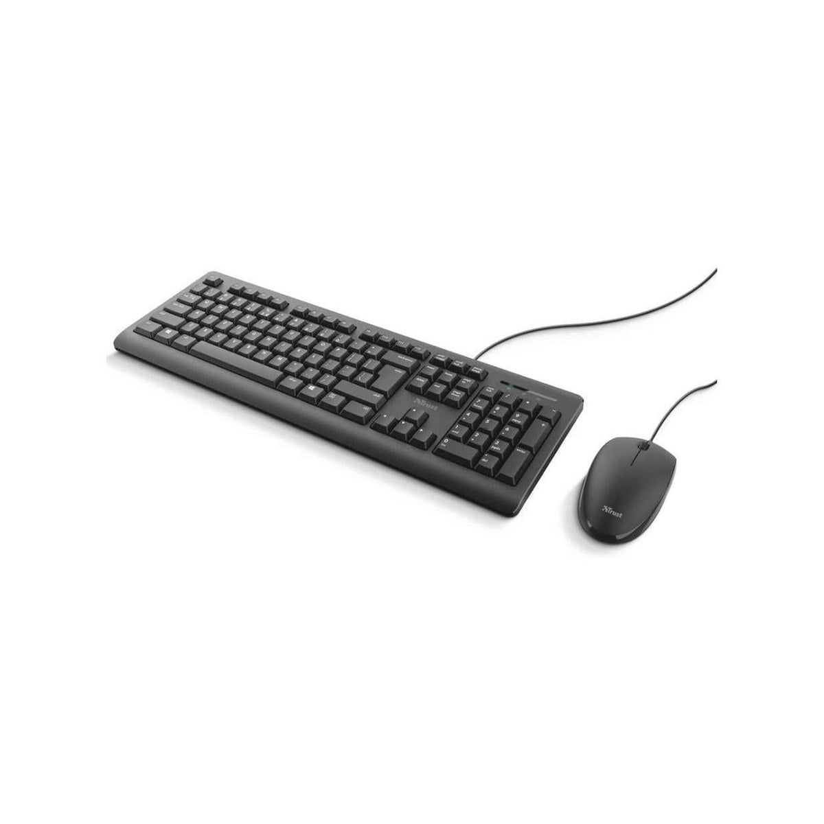 TRUST 23971 TASTIERA + MOUSE CON FILO USB