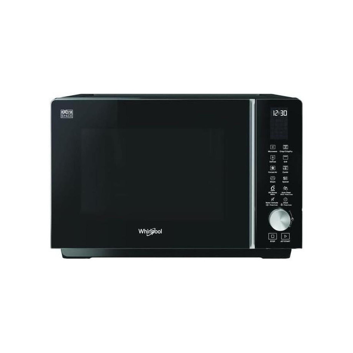 WHIRLPOOL MWF259SB FORNO A MICROONDE 25LT FUNZIONE VAPORE NERO/INOX