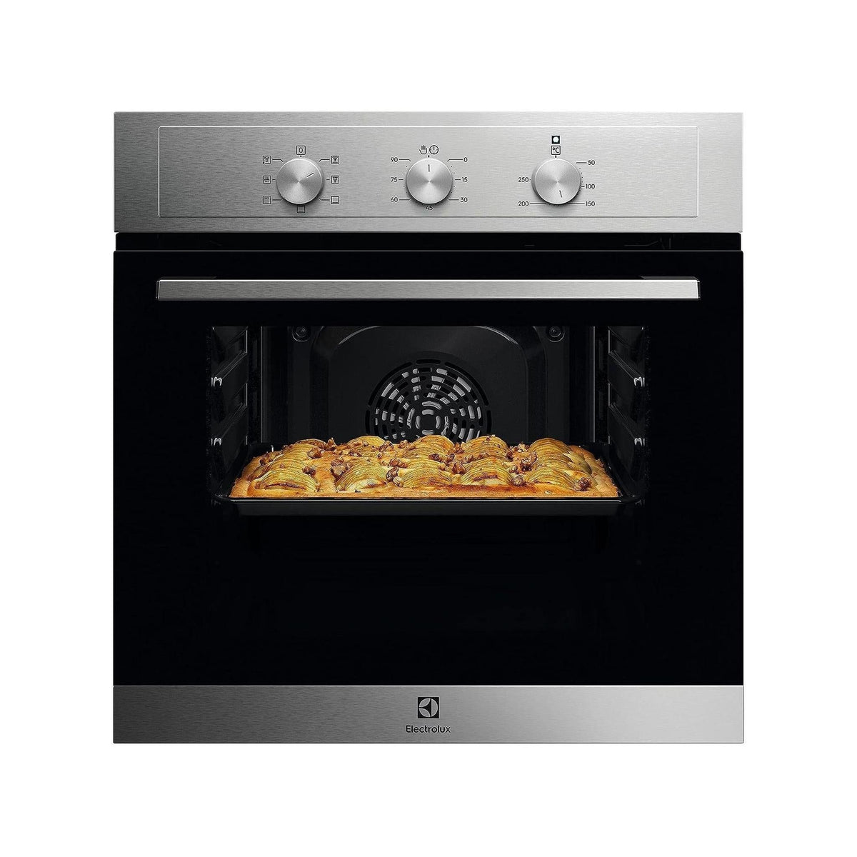 ELECTROLUX EOH2H00BX FORNO DA INCASSO ELETTRICO VENTILATO CON GRILL 58LT CLASSE A INOX - PROMO