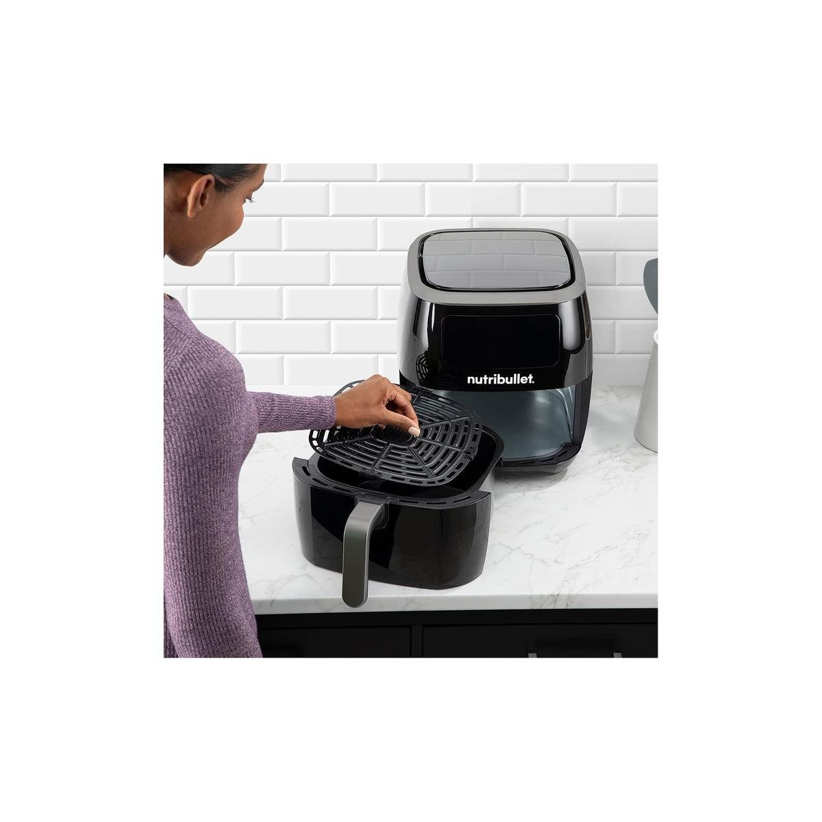 NUTRIBULLET NBA071B FRIGGITRICE AD ARIA 7LT 8 FUNZIONI 1800W NERA