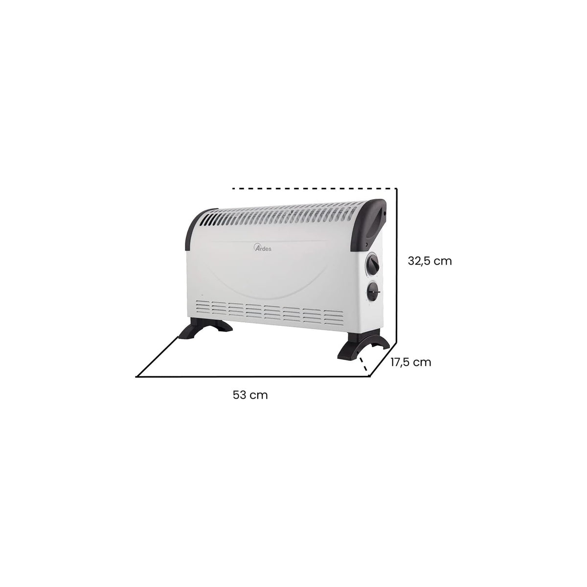 ARDES AR4C06 TERMOCONVETTORE ELETTRICO 1500W 2 LIVELLI DI POTENZA