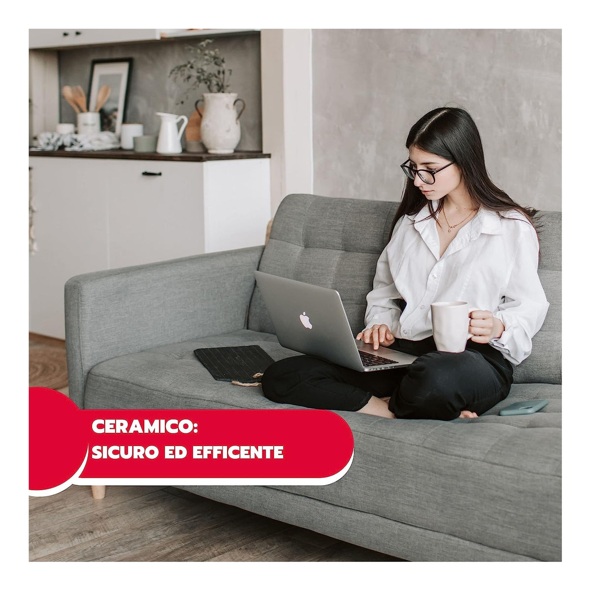 ARDES AR4W05P TERMOVENTILATORE A PARETE 2000W CON TELECOMANDO