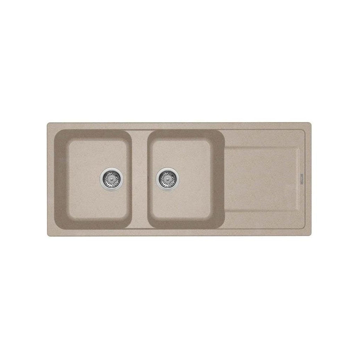 ELLECI LG250051 LAVELLO 116X50 2 VASCHE CON GOCCIOLATOIO REVERSIBILE AVENA