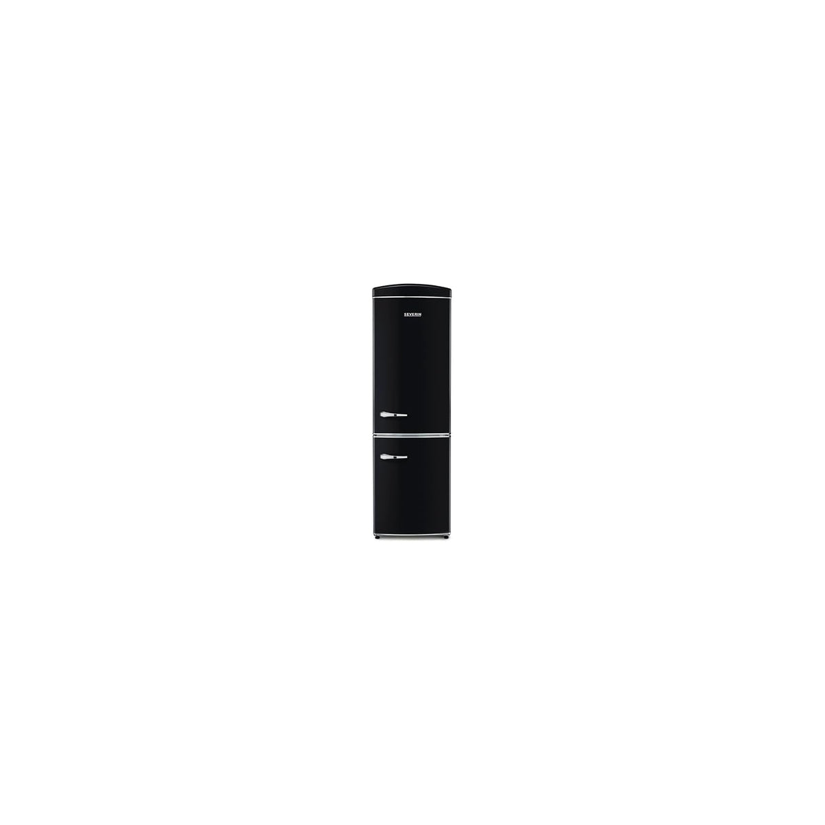 SEVERIN RKG 8998 FRIGORIFERO COMBINATO LINEA RETRO' 315 LT CLASSE E COLORE NERO