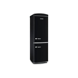 SEVERIN RKG 8998 FRIGORIFERO COMBINATO LINEA RETRO' 315 LT CLASSE E COLORE NERO