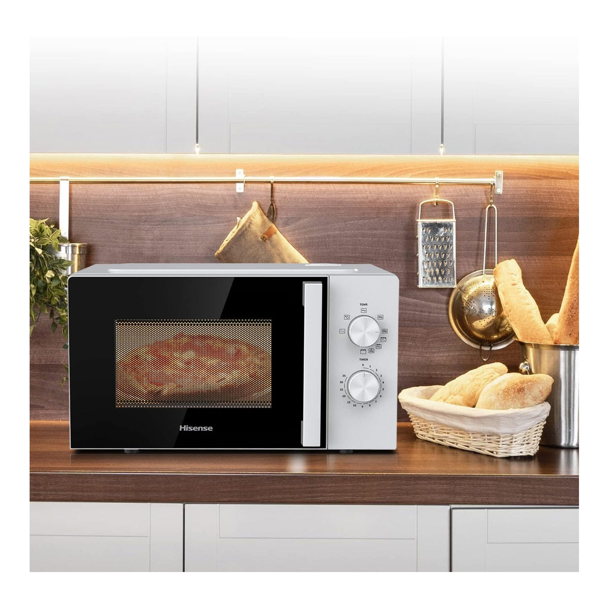 HISENSE H20MOWP1HG FORNO A MICROONDE 20LT 700W CON GRILL - BIANCO
