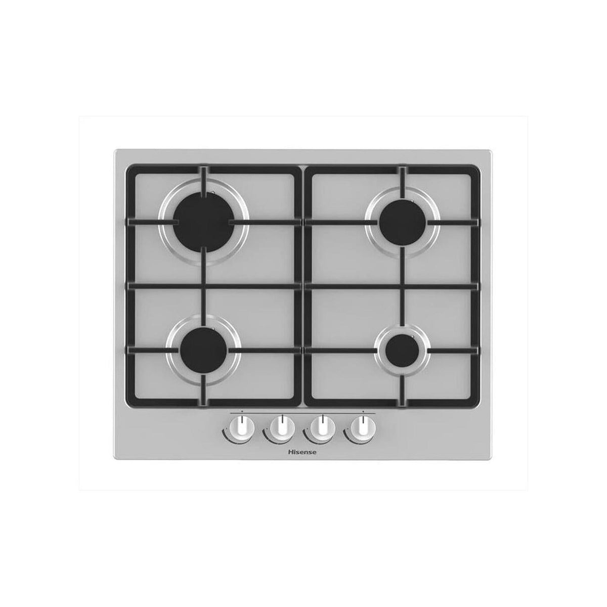 HISENSE GM643XF PIANO COTTURA 60CM 4 FUOCHI A GAS INOX
