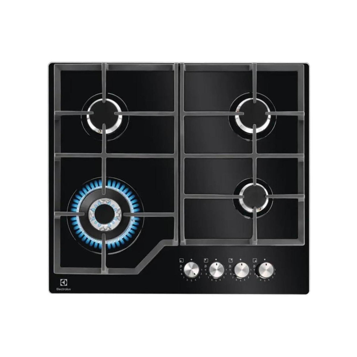 ELECTROLUX KGG64362K PIANO COTTURA 60CM 4 FUOCHI A GAS COLORE NERO