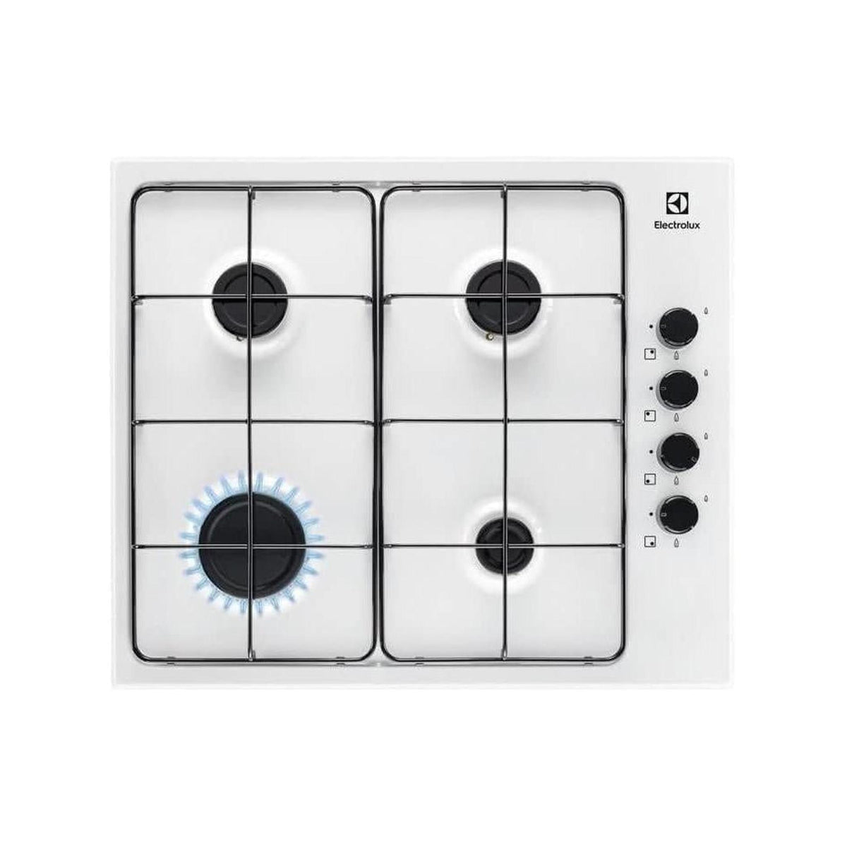 ELECTROLUX KGS6404W PIANO COTTURA 60CM 4 FUOCHI A GAS COLORE BIANCO
