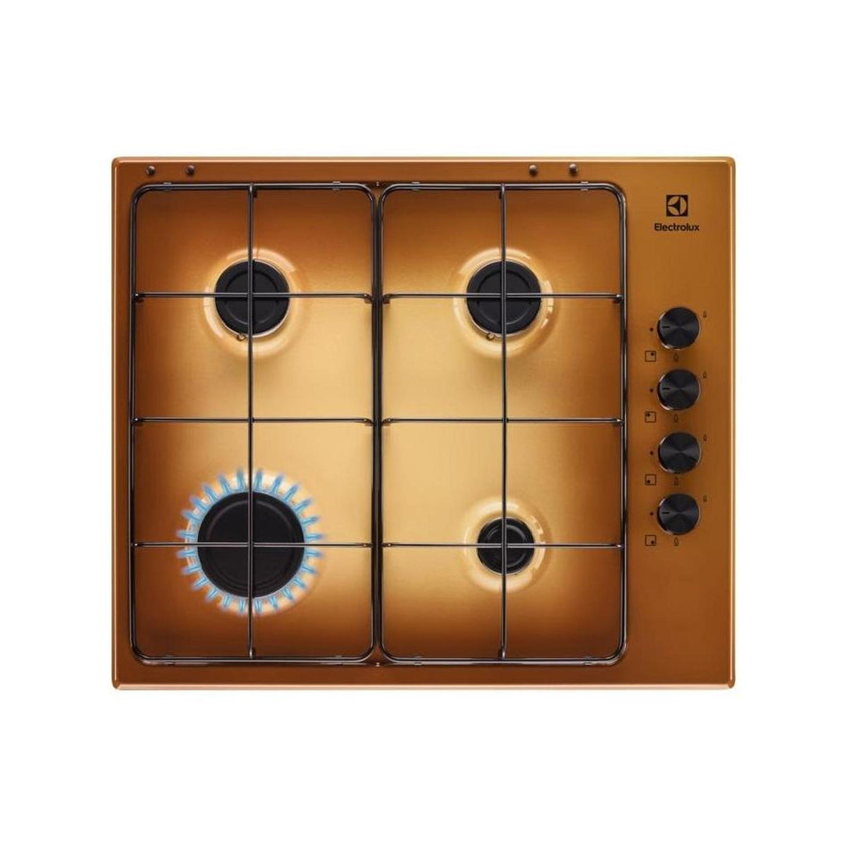 ELECTROLUX KGS6404T PIANO COTTURA 60CM 4 FUOCHI A GAS TERRA DI FRANCIA - PROMO