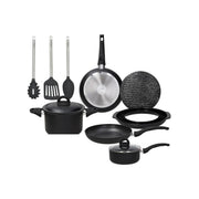TOGNANA V979166SECO SET BATTERIA DI PENTOLE 9 PEZZI COLORE NERO - PROMO