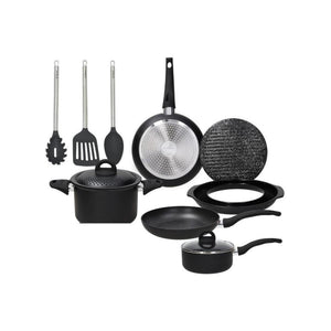 TOGNANA V979166SECO SET BATTERIA DI PENTOLE 9 PEZZI COLORE NERO - PROMO