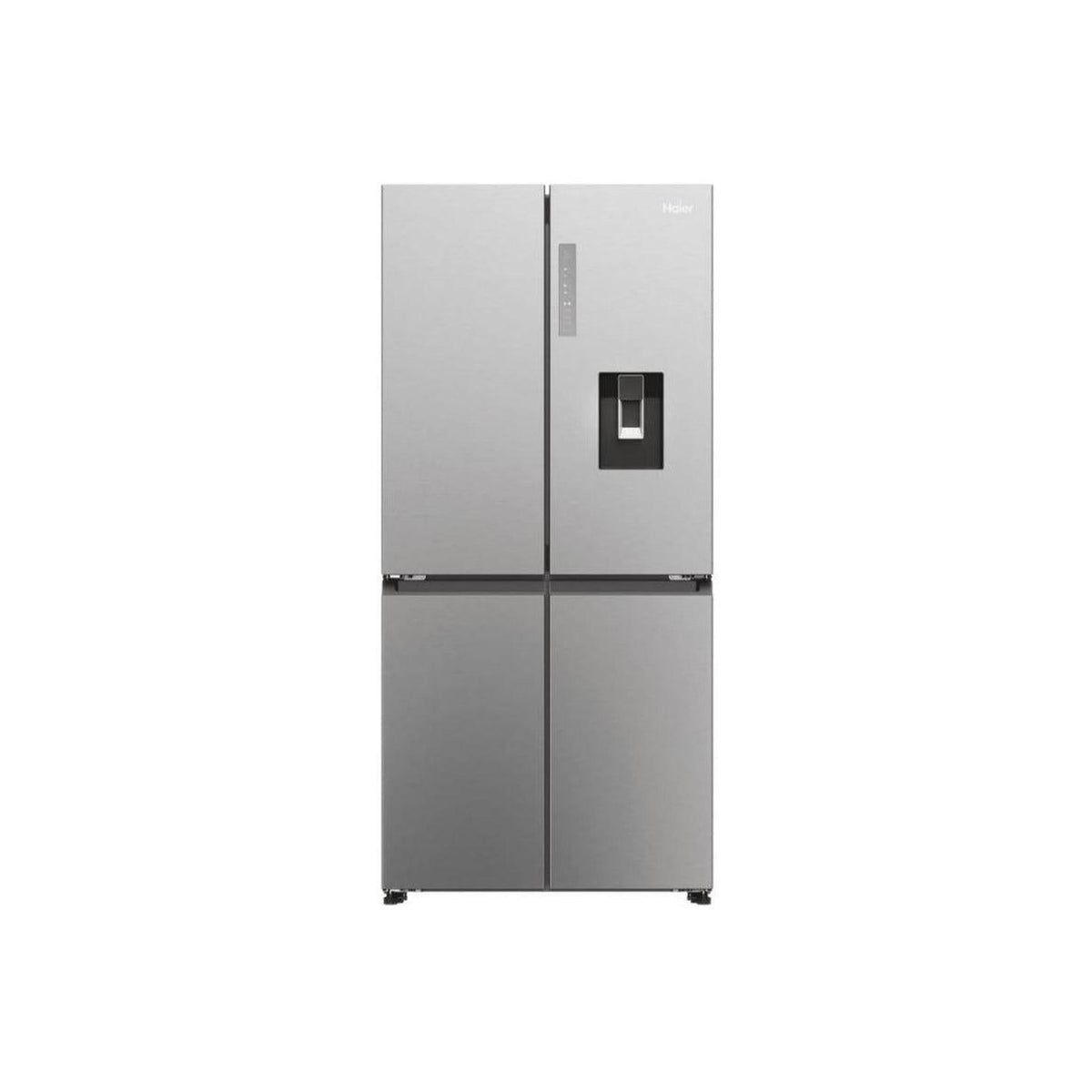 HAIER HCR3818EWMM FRIGORIFERO 4 PORTE CUBE 3 CON DISPENSER 463LT NO FROST CLASSE E COLORE PLATINO