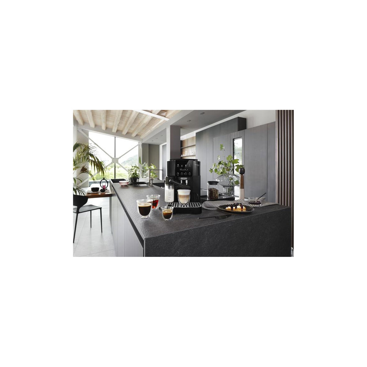 DE LONGHI MAGNIFICA ECAM220.60.B MACCHINA DA CAFFE' SUPERAUTOMATICA 1,8LT 15 BAR COLORE NERO - ECAM22060B