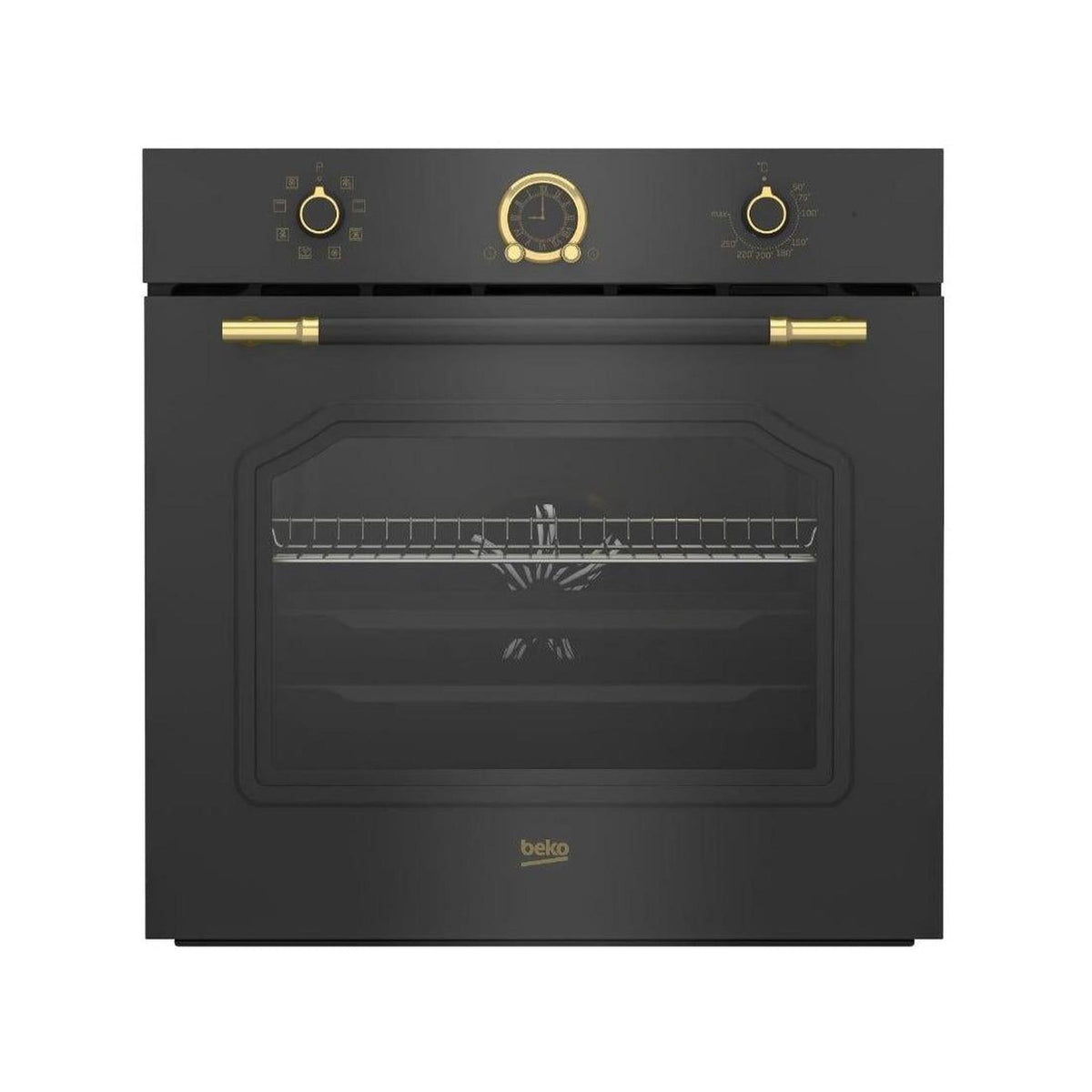 BEKO RBIM19200AD FORNO DA INCASSO ELETTRICO VENTILATO SERIE RUSTICO 71LT CLASSE A ANTRACITE