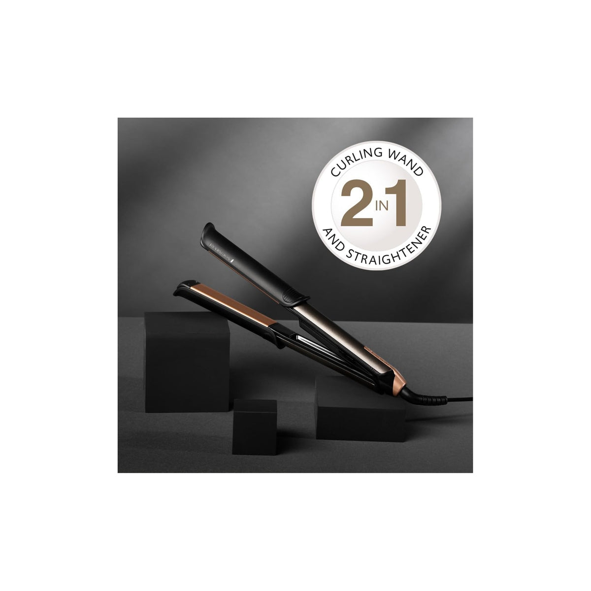 REMINGTON S6077 PIASTRA E ARRICCIACAPELLI 2 IN 1 MAX 230°C IN CERAMICA