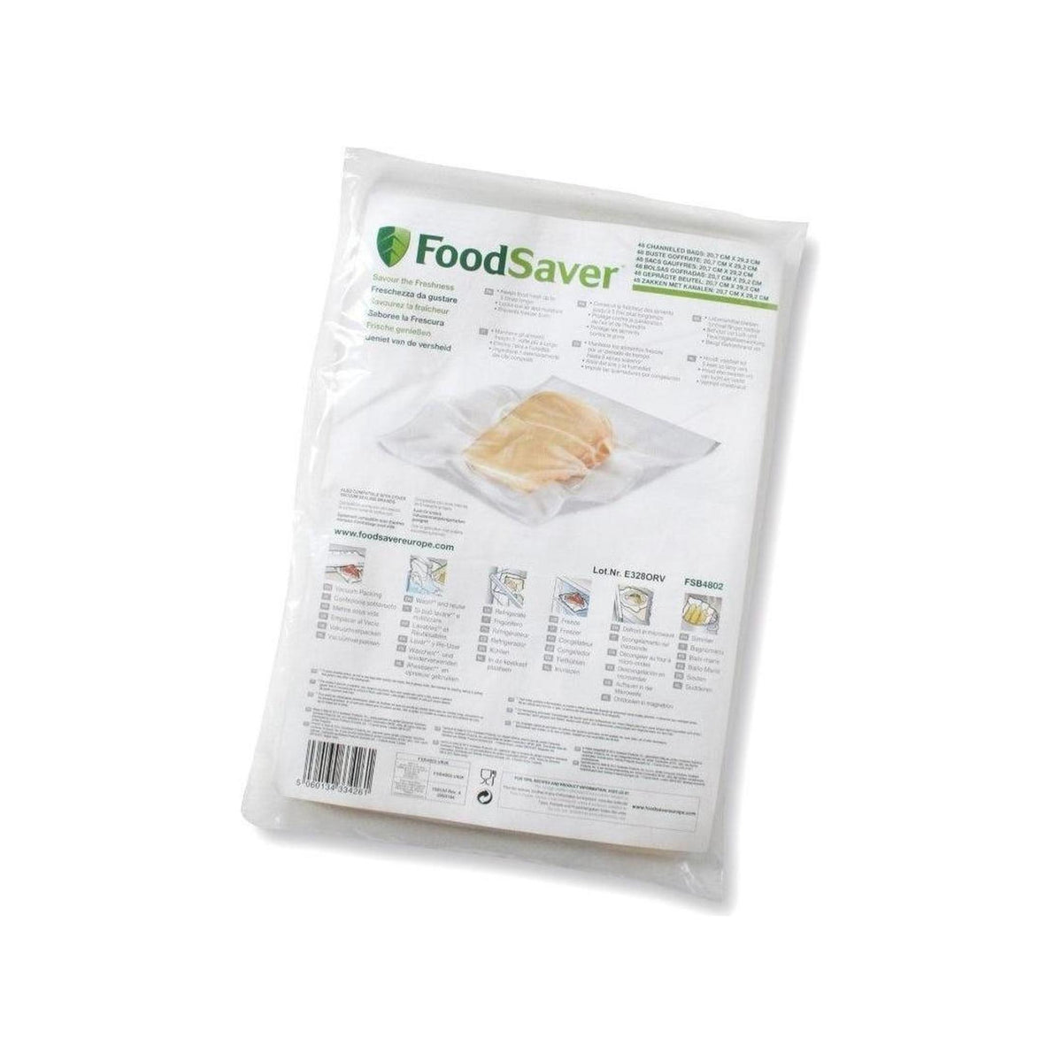 FOODSAVER 4801 JC4802 SACCHETTO PER IL SOTTOVUOTO 20x29 CM