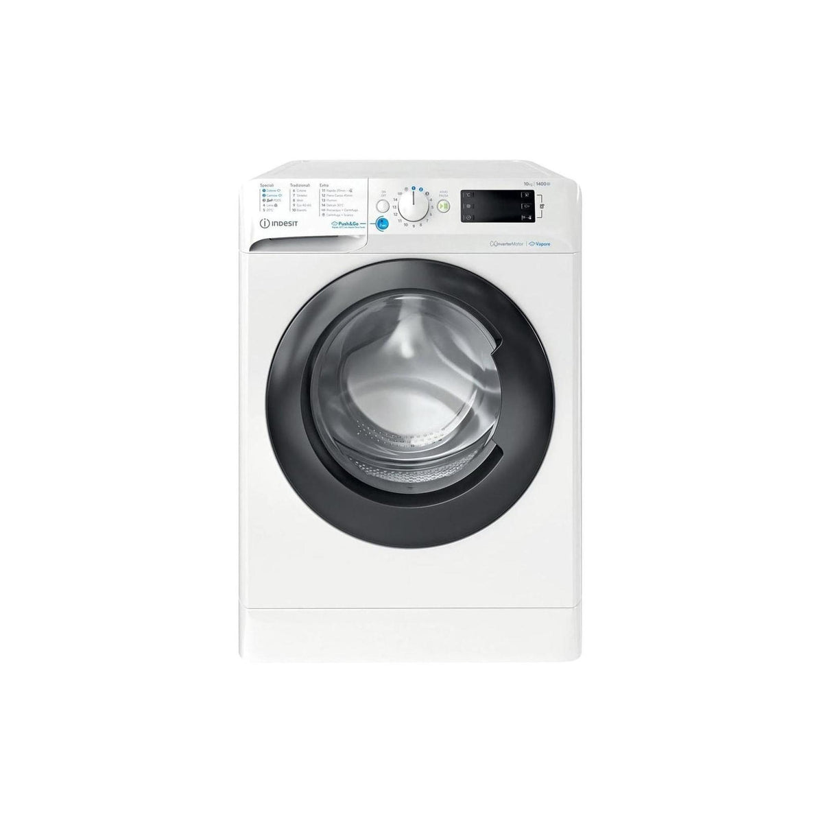 INDESIT BWE 101496X WKV IT LAVATRICE 10KG 1400 GIRI INVERTER VAPORE CLASSE A - BWE101496XWKVIT