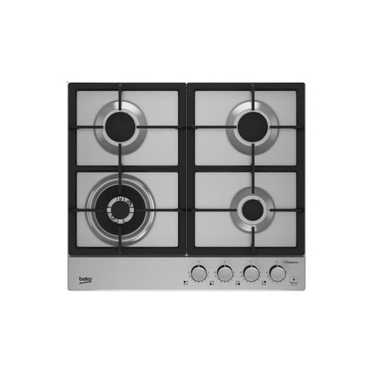 BEKO HIAW64226SXE PIANO COTTURA 60CM 4 FUOCHI A GAS COLORE INOX