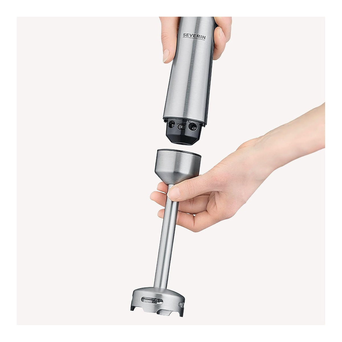 SEVERIN SM3773 FRULLATORE AD IMMERSIONE 1000W CON LAMA IN ACCIAIO COLORE INOX
