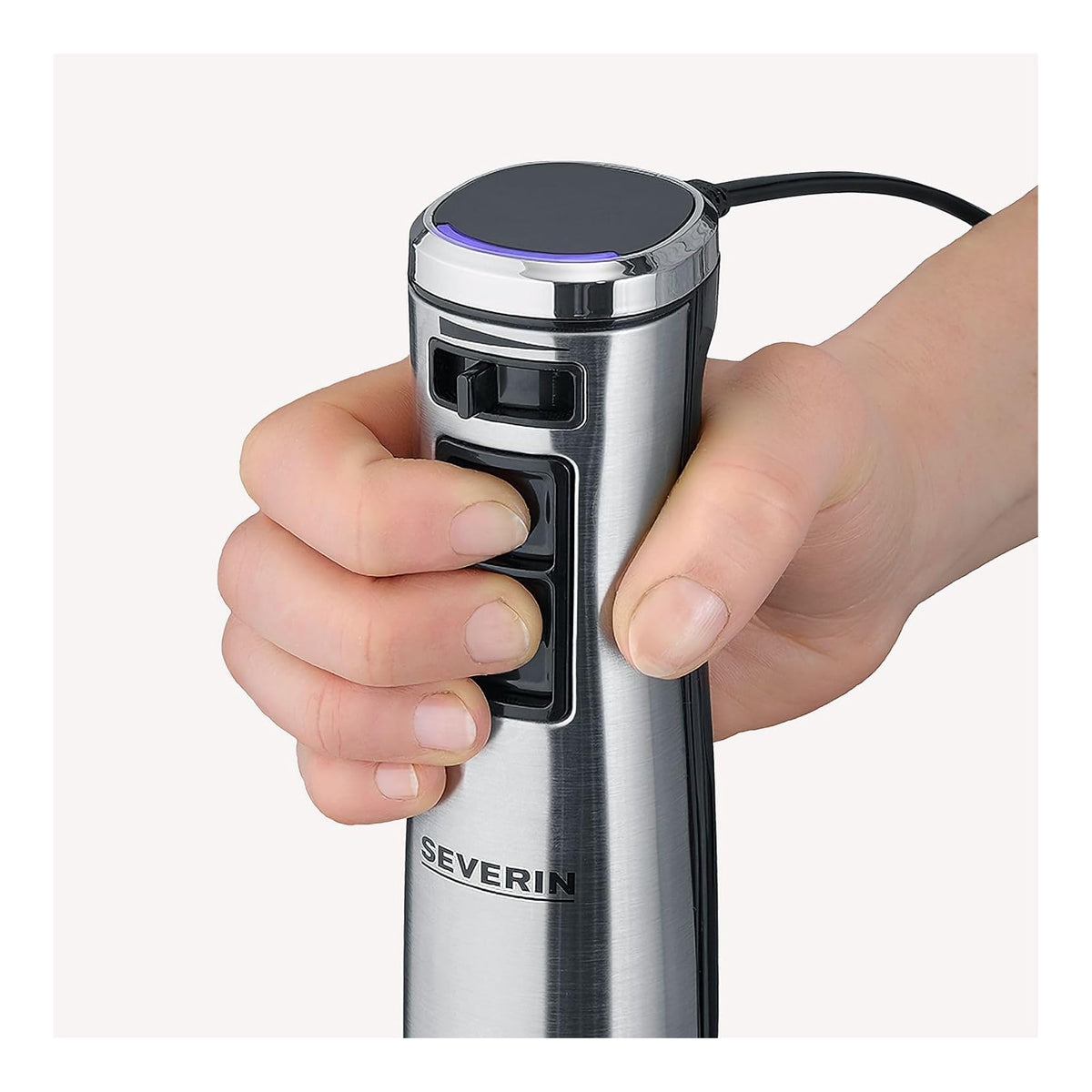 SEVERIN SM3773 FRULLATORE AD IMMERSIONE 1000W CON LAMA IN ACCIAIO COLORE INOX