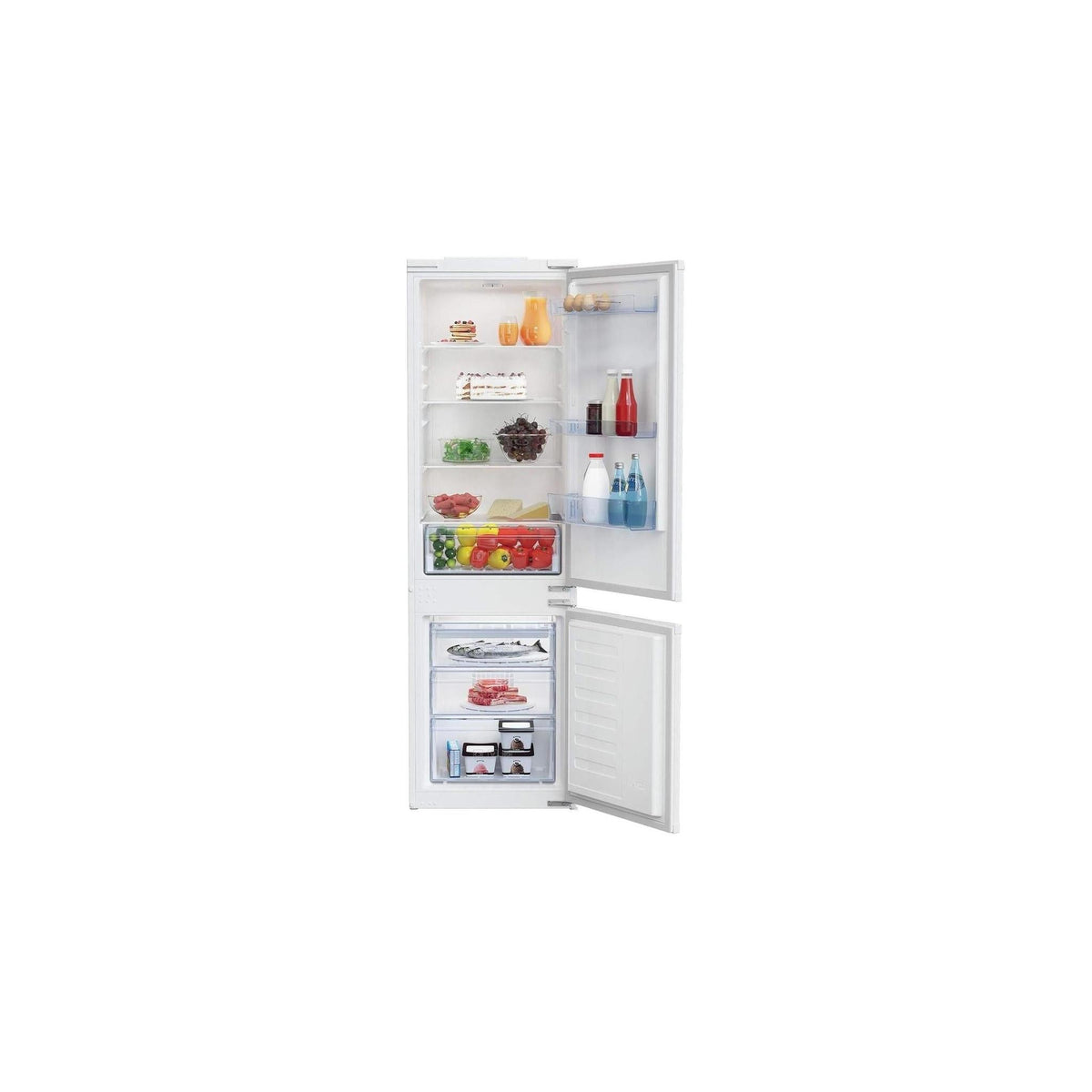 BEKO BCSA285K4SN FRIGORIFERO COMBINATO DA INCASSO STATICO 271 LT CLASSE E