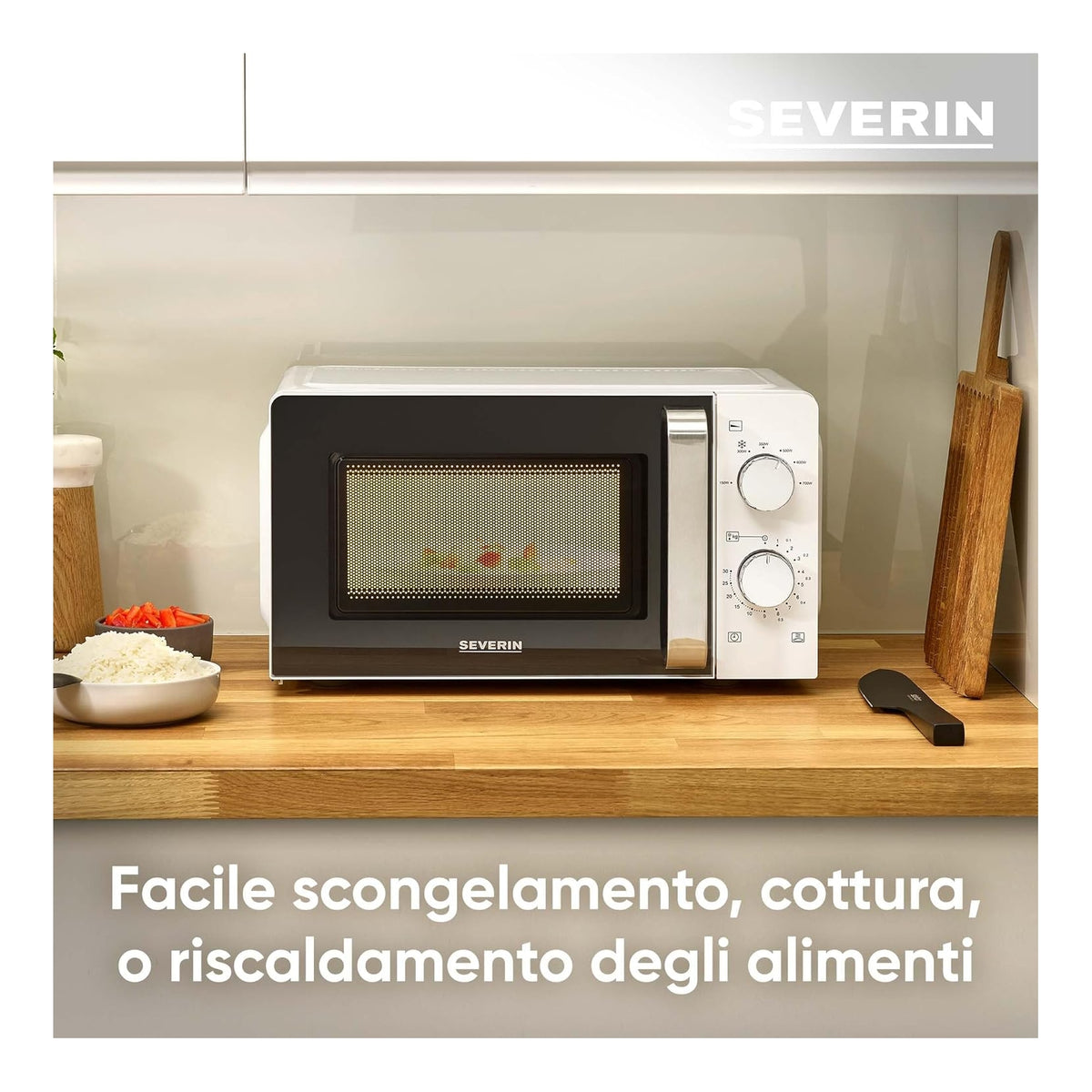 SEVERIN MW7885 FORNO A MICROONDE 17LT 700W BIANCO