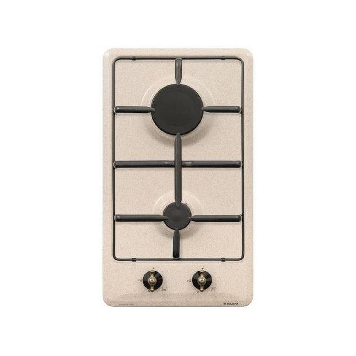GLEM GAS GT32SA PIANO COTTURA 30CM 2 FUOCHI A GAS COLORE AVENA