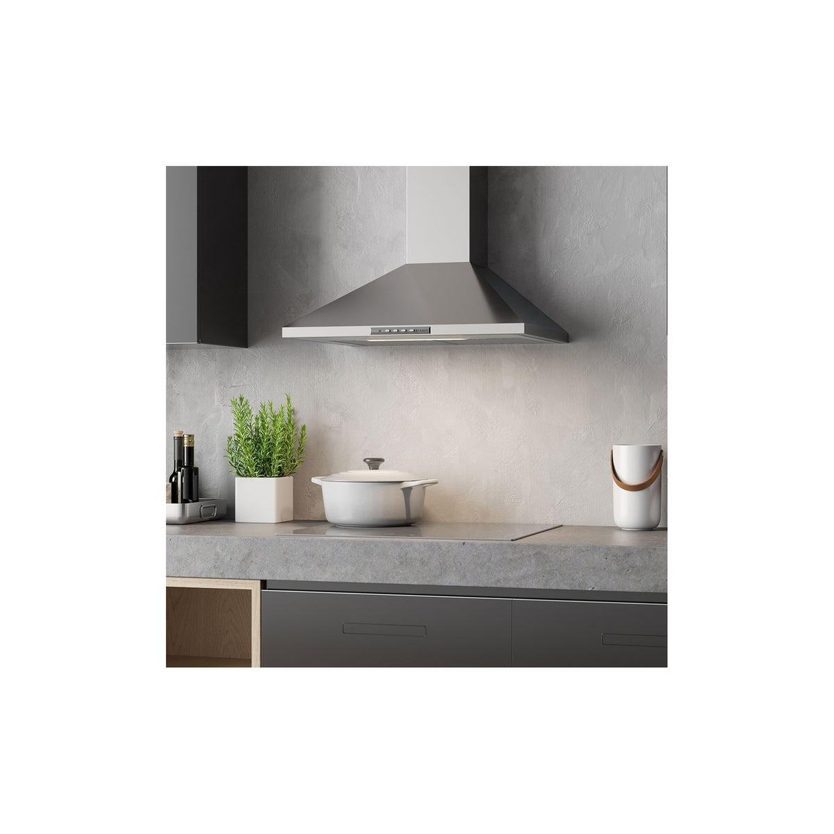 FABER VALUE PB X A60 CAPPA A PARETE ASPIRANTE 60CM CLASSE D INOX - 320.0557.539