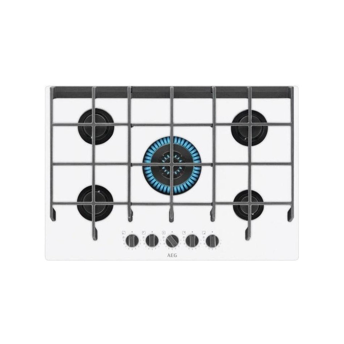 AEG HVB75820IW PIANO COTTURA DA INCASSO 75CM VTC LINE 5 FUOCHI A GAS BIANCO