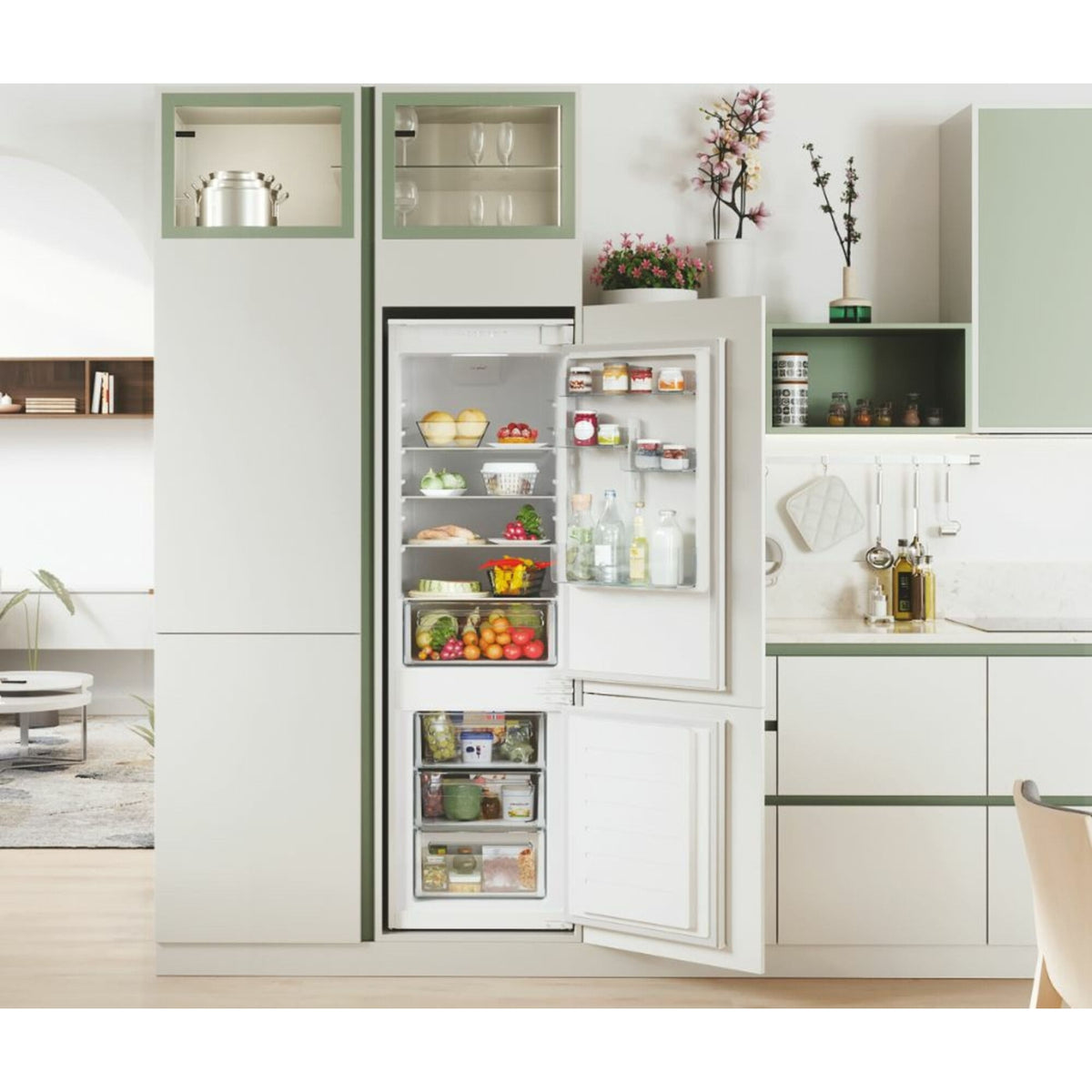 CANDY CBL3518E FRIGORIFERO COMBINATO DA INCASSO LOW FROST 263LT WIFI CLASSE E