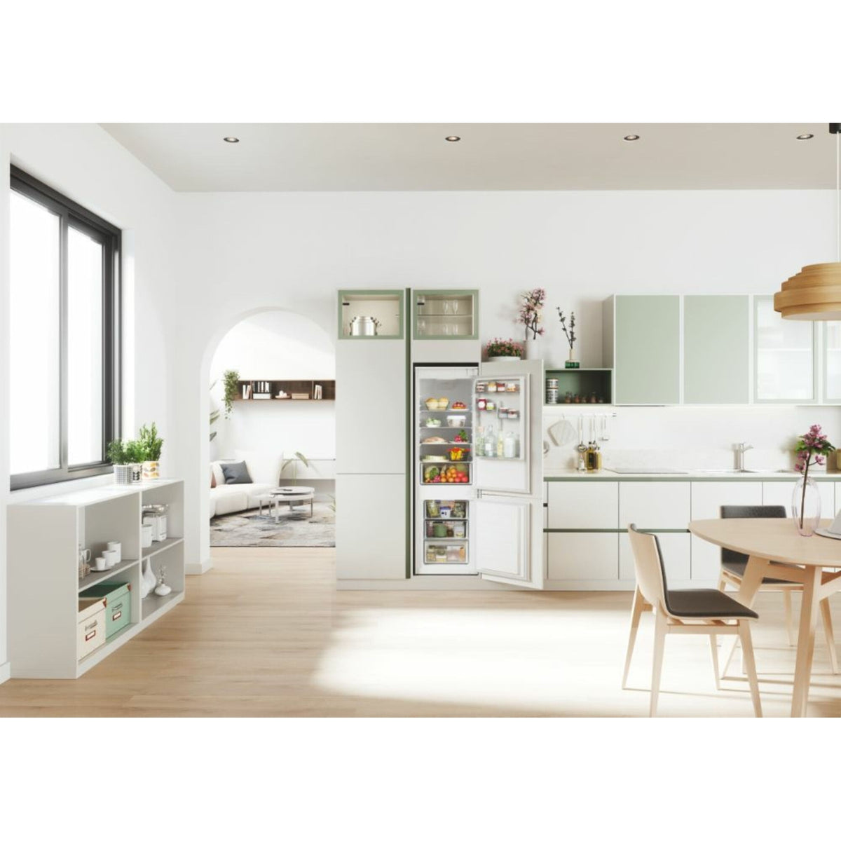 CANDY CBL3518E FRIGORIFERO COMBINATO DA INCASSO LOW FROST 263LT WIFI CLASSE E