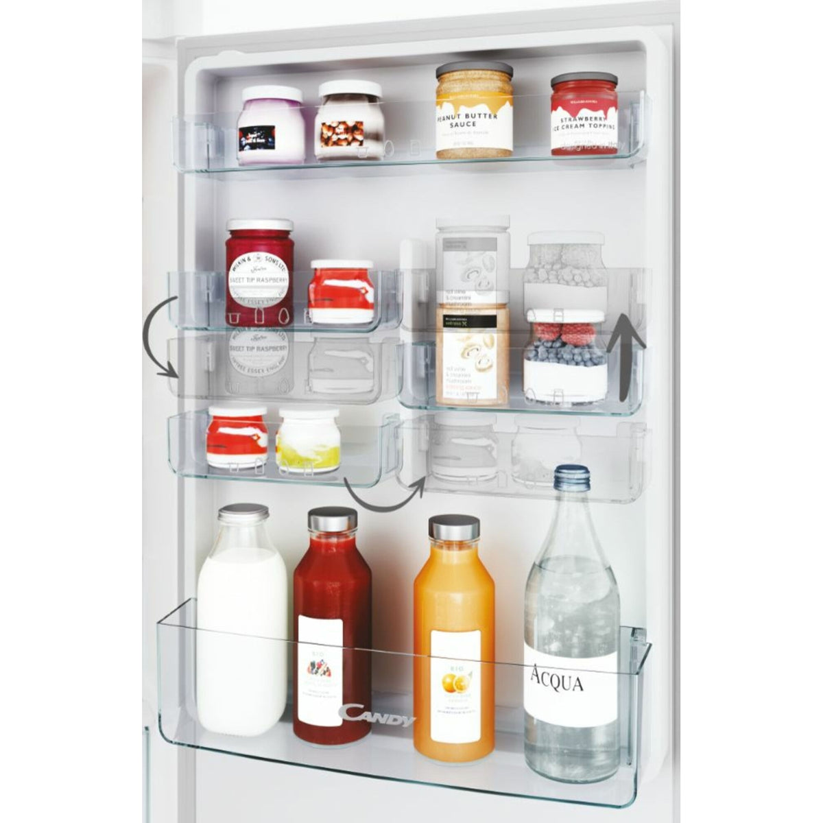 CANDY CBL3518E FRIGORIFERO COMBINATO DA INCASSO LOW FROST 263LT WIFI CLASSE E