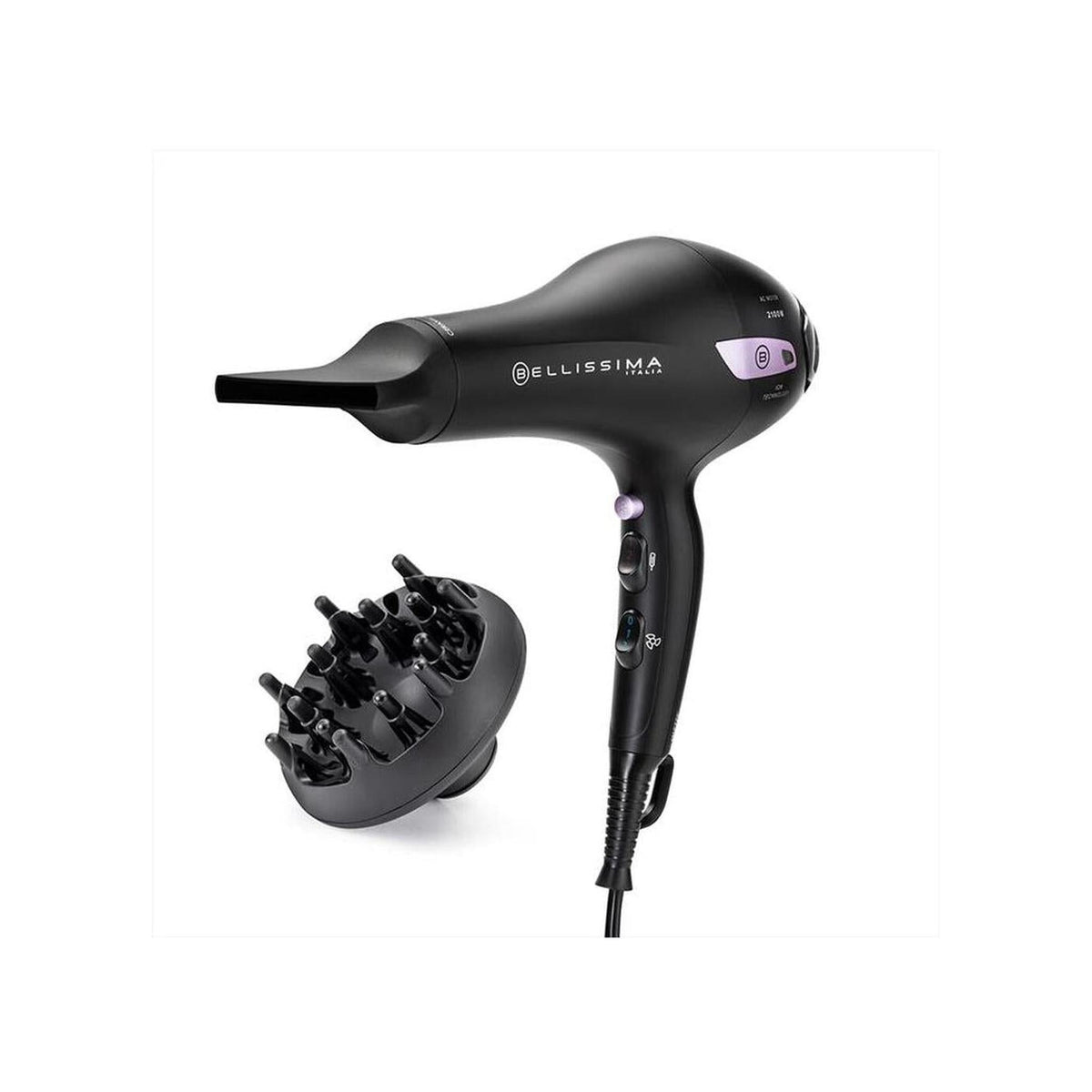 IMETEC CERAMIC & TOURMALINE ASCIUGACAPELLI 2100W 3 TEMPERATURE 2 VELOCITA' - 11933