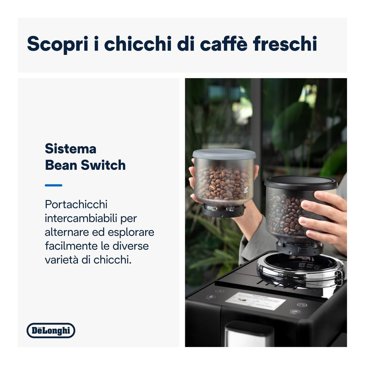 DE LONGHI RIVELIA EXAM440.35.B MACCHINA DA CAFFE' AUTOMATICA A CHICCHI COLORE NERA - EXAM44035B