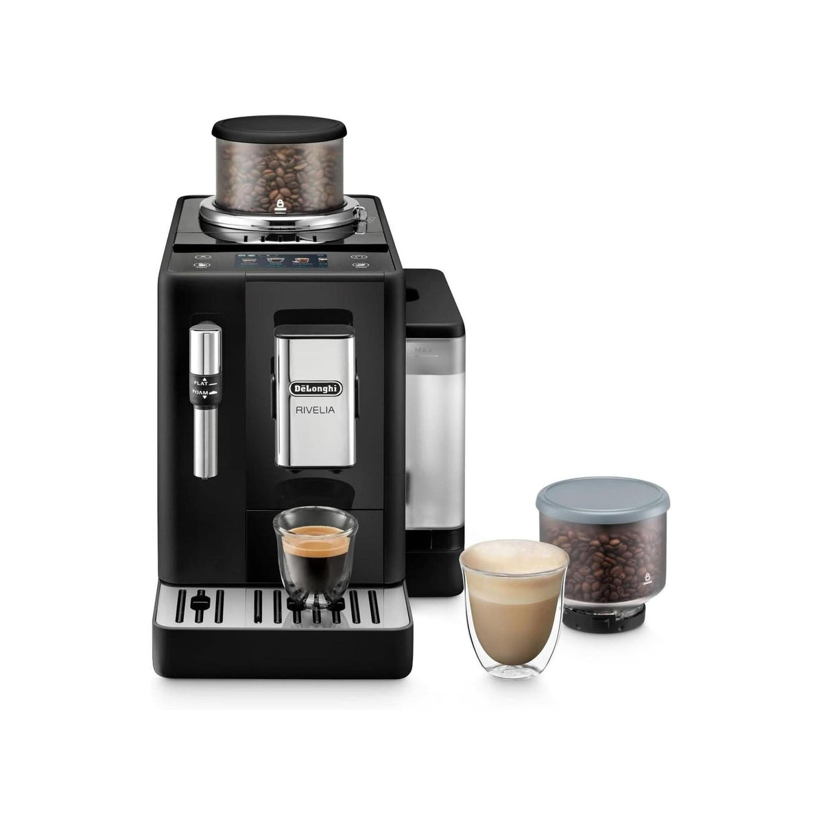 DE LONGHI RIVELIA EXAM440.35.B MACCHINA DA CAFFE' AUTOMATICA A CHICCHI COLORE NERA - EXAM44035B