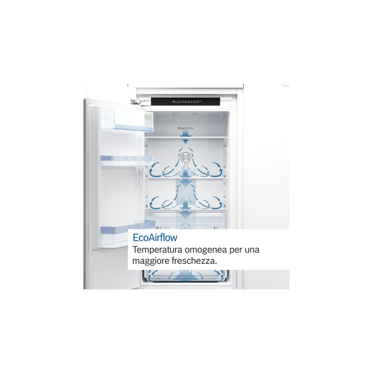 BOSCH KIN86NSE0 FRIGORIFERO COMBINATO DA INCASSO NO FROST 260 LT CLASSE E