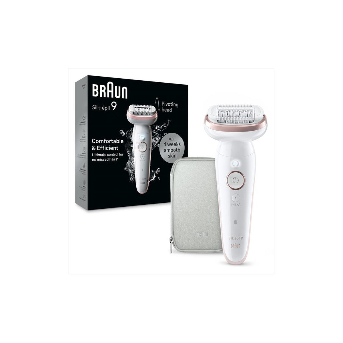 BRAUN SILK-ÉPIL 9 9-000 TOTAL BODY WET&DRY CON LUCE - S-EPIL9000